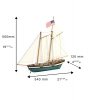 ARTESANIA LATINA 22115 American Schooner Virginia 2022 - 1:41